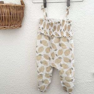 Emily and Oliver girl’s lemon onesie